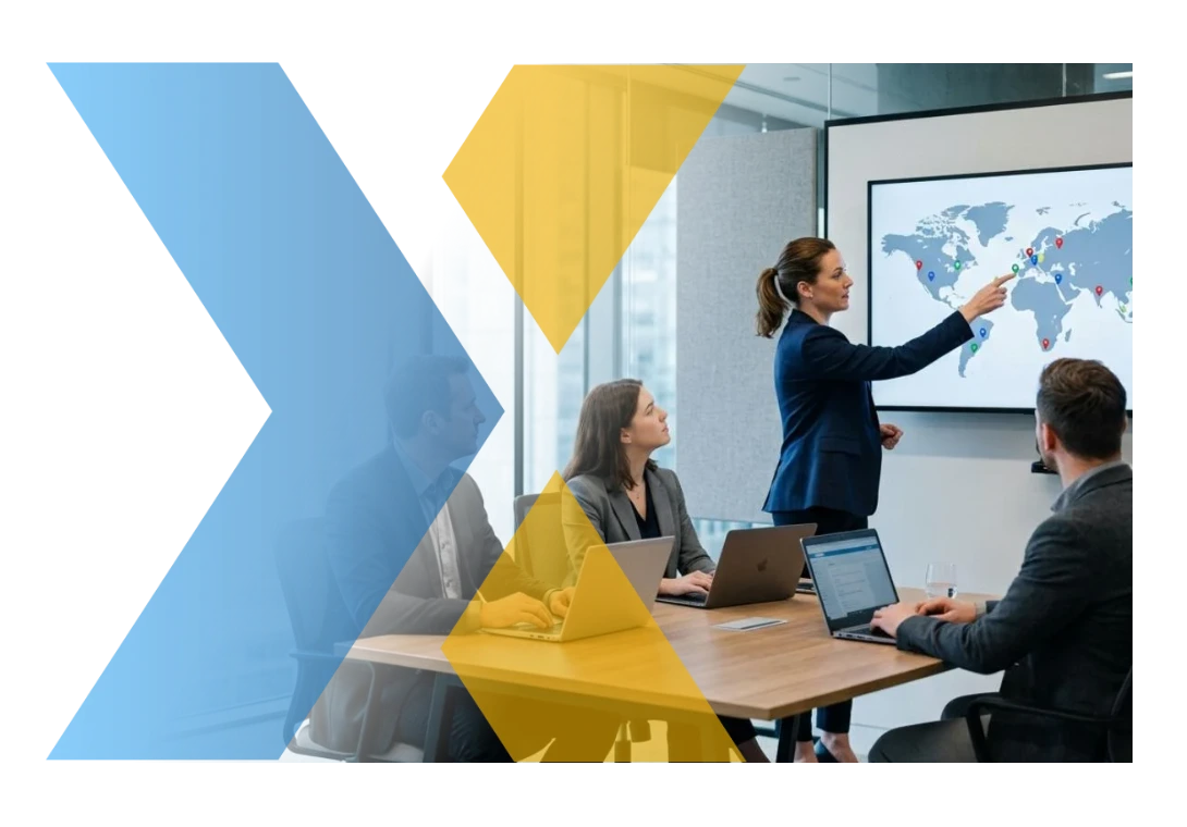 Roll-Out de SAP Business One: equipo revisando la puesta en marcha de una nueva filial